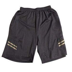 Navy Blue Athletic Men Shorts